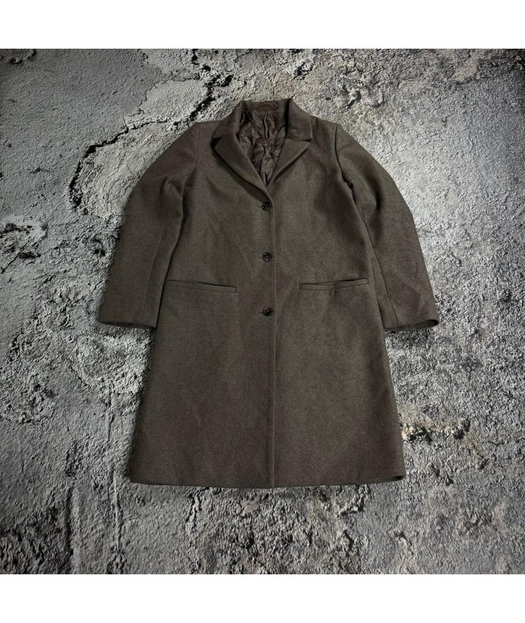 COS Бежевое шерстяное пальто, фото 9