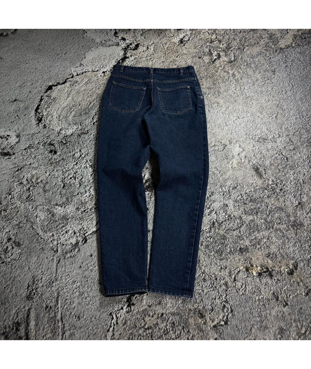 A.P.C. Темно-синие хлопковые джинсы слим, фото 2