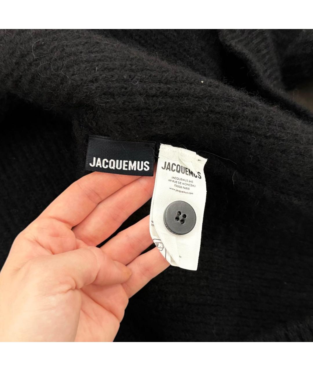 JACQUEMUS Черный шерстяной джемпер / свитер, фото 2
