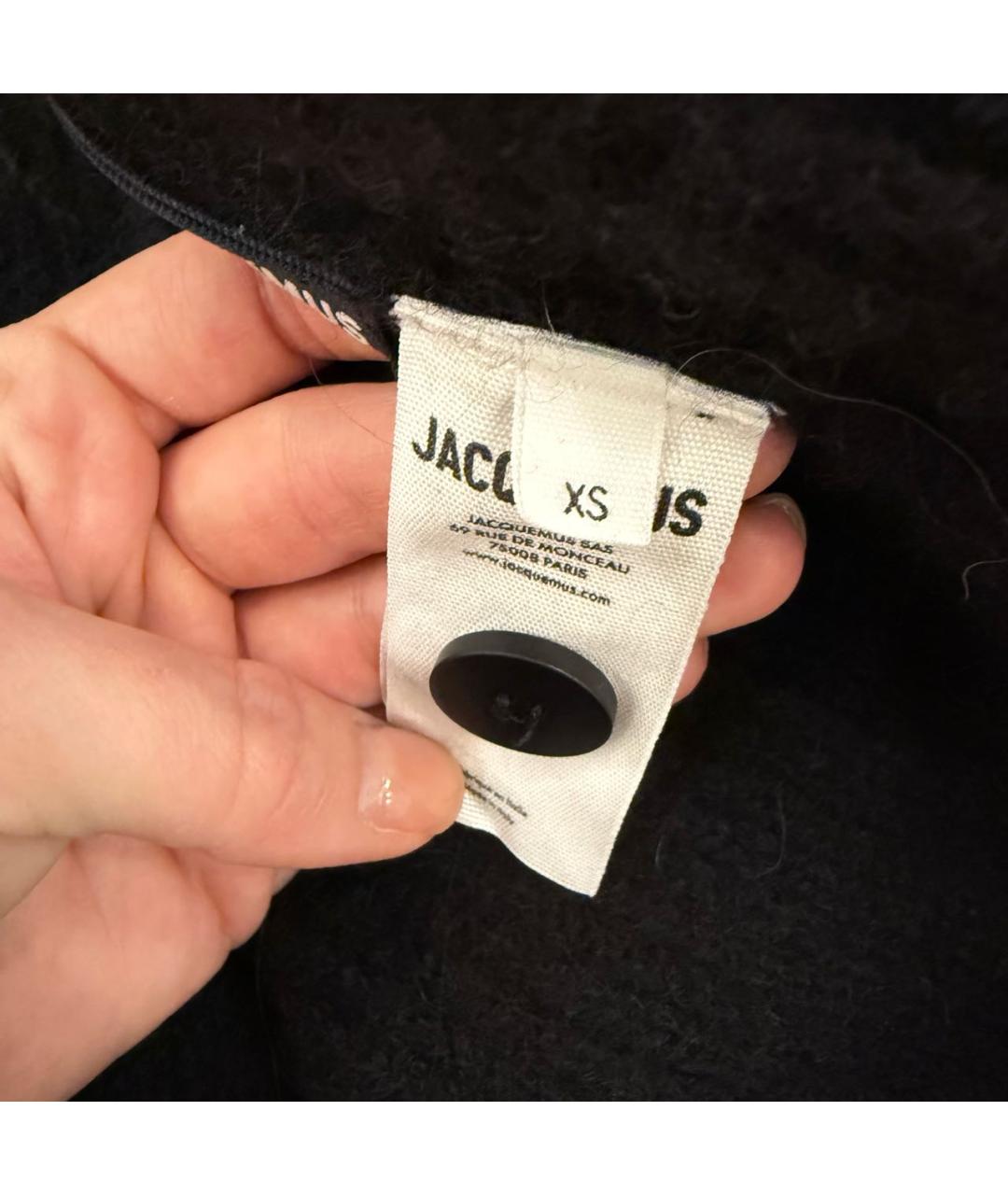 JACQUEMUS Черный шерстяной джемпер / свитер, фото 3