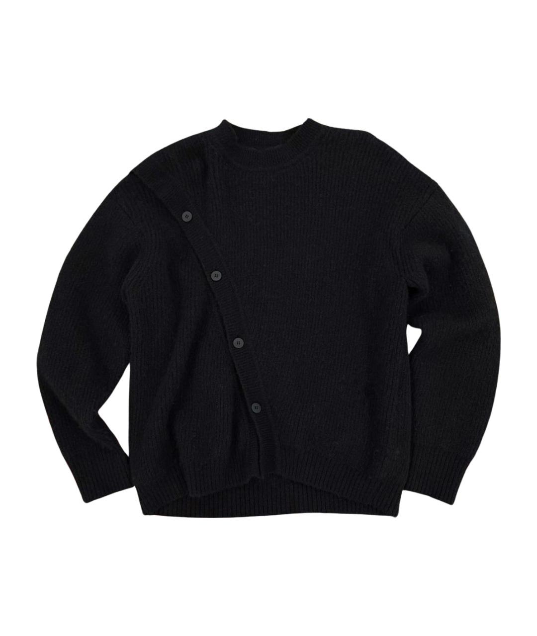 JACQUEMUS Черный шерстяной джемпер / свитер, фото 1