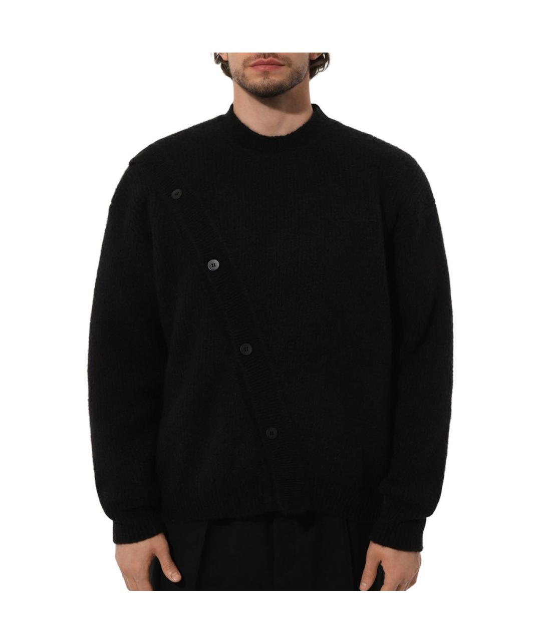 JACQUEMUS Черный шерстяной джемпер / свитер, фото 5