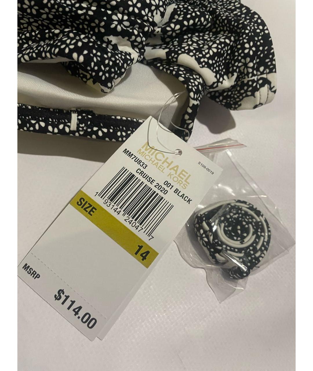 MICHAEL MICHAEL KORS Черный купальник, фото 7