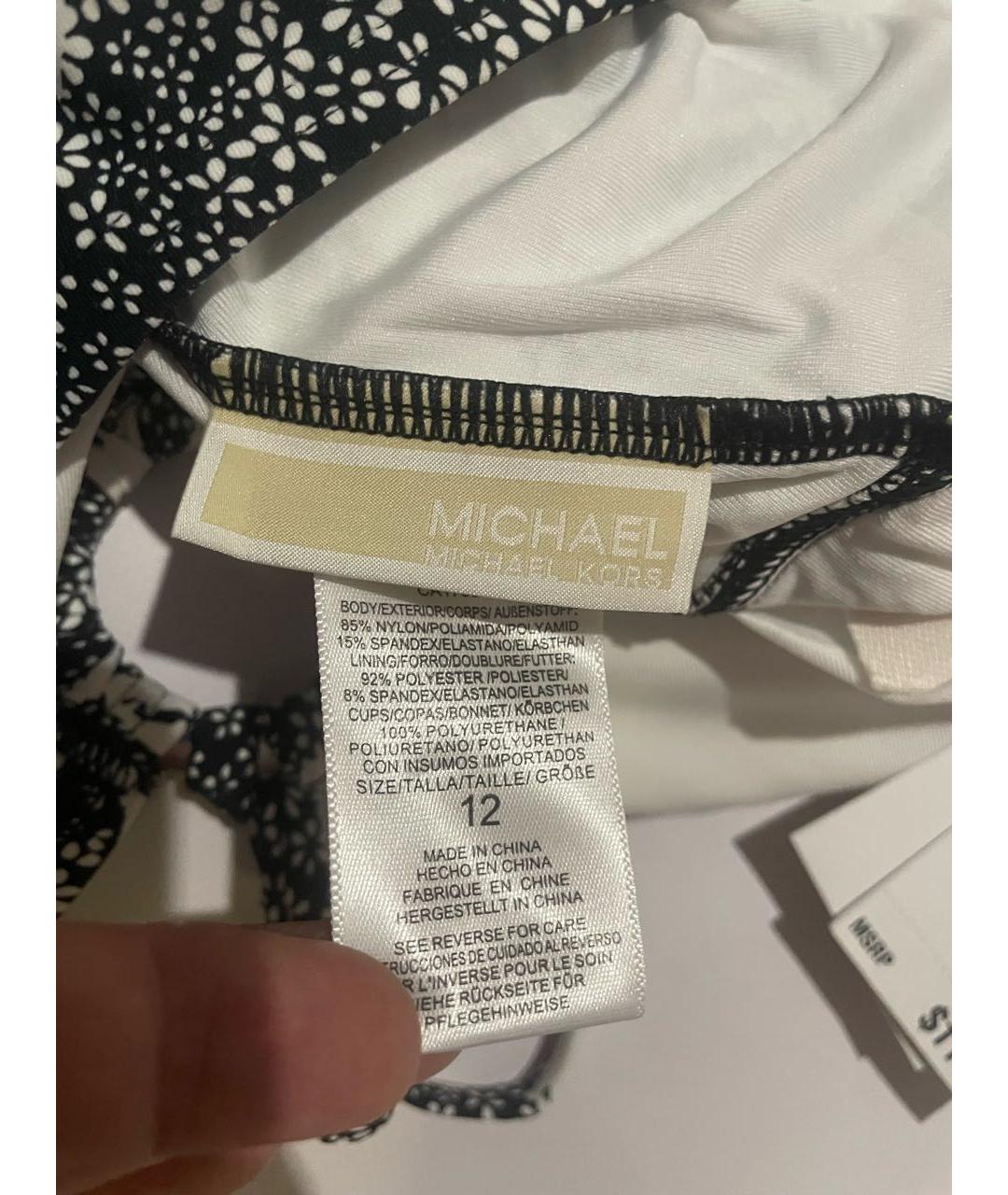 MICHAEL MICHAEL KORS Черный купальник, фото 6