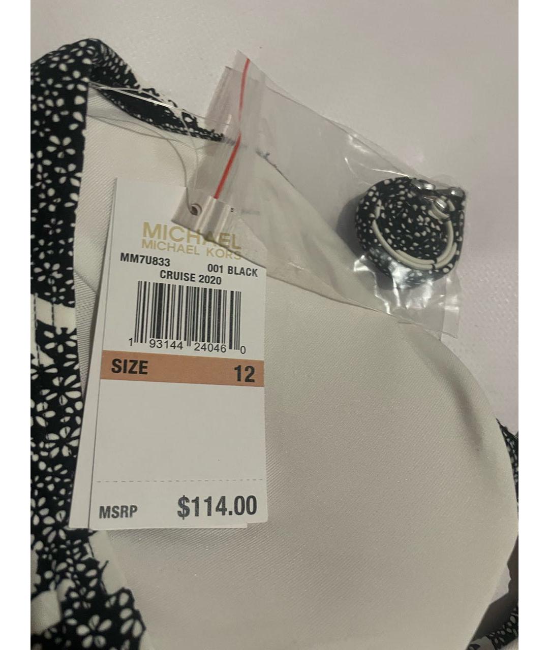 MICHAEL MICHAEL KORS Черный купальник, фото 5