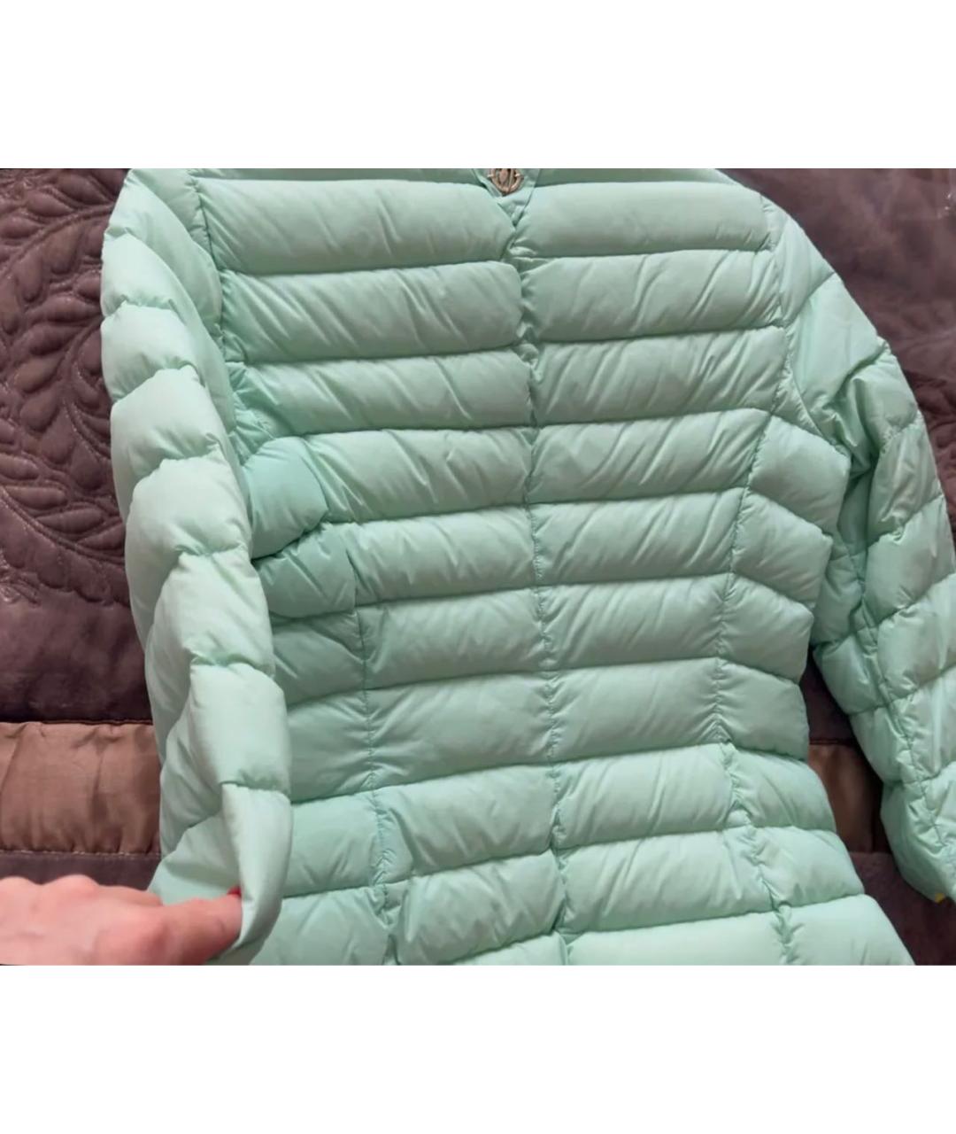 TRUSSARDI JEANS Зеленая полиамидовая куртка, фото 2