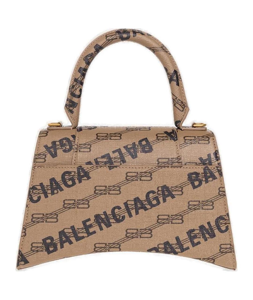 BALENCIAGA Коричневая сумка с короткими ручками, фото 4