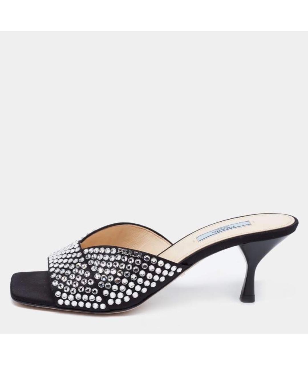 PRADA Черные мюли, фото 10