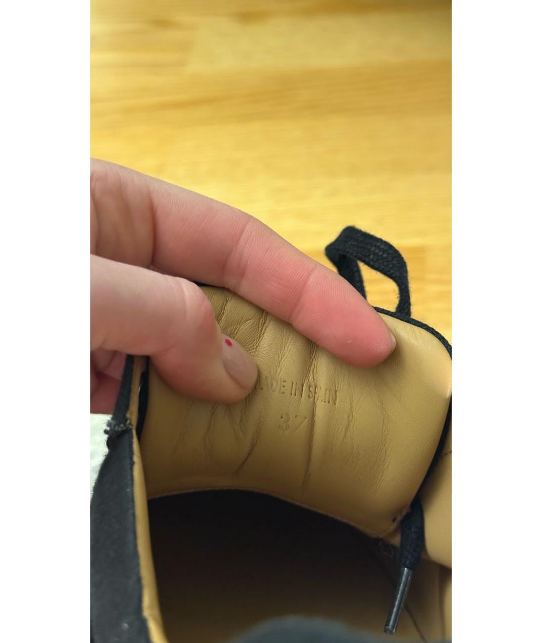 JIL SANDER Черные текстильные кеды, фото 8