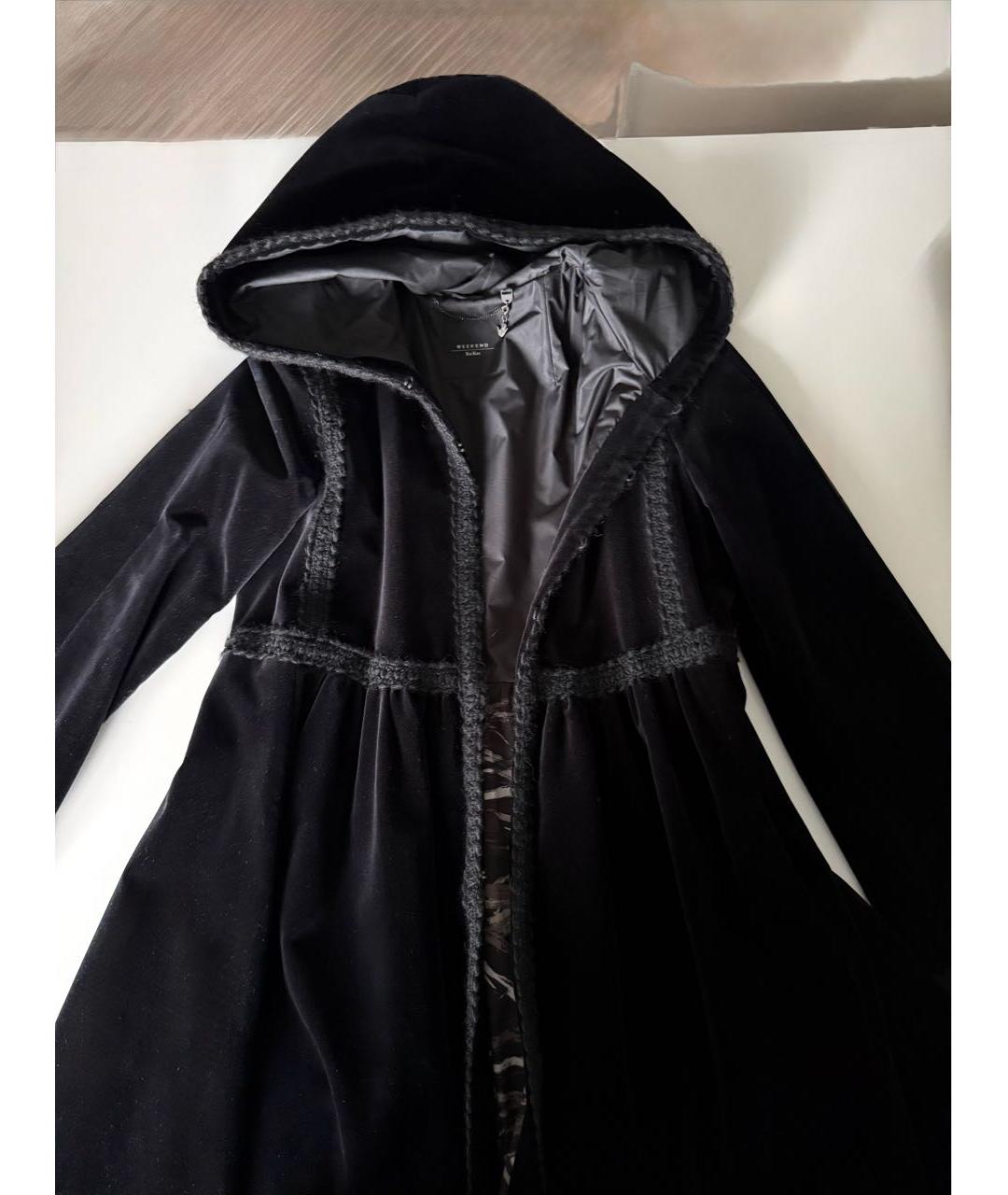 WEEKEND MAX MARA Черное пальто, фото 5