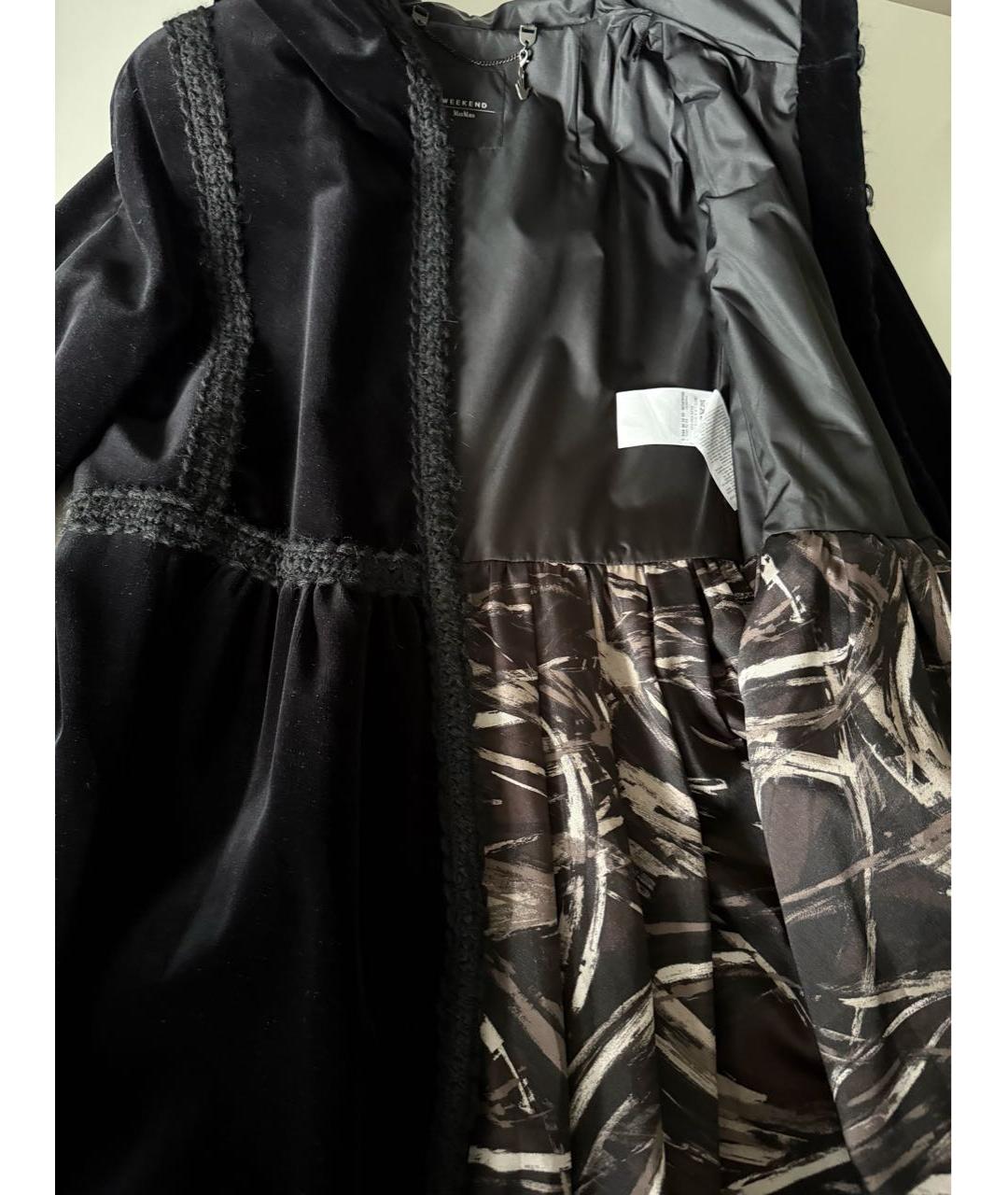 WEEKEND MAX MARA Черное пальто, фото 3