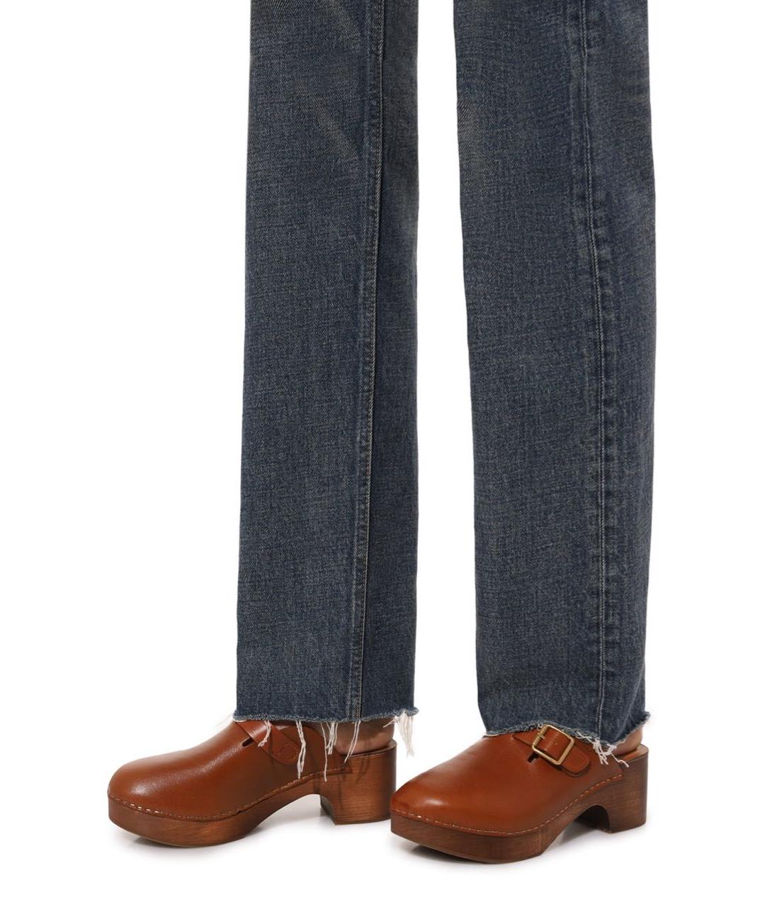 GOLDEN GOOSE DELUXE BRAND Коричневые сабо, фото 3