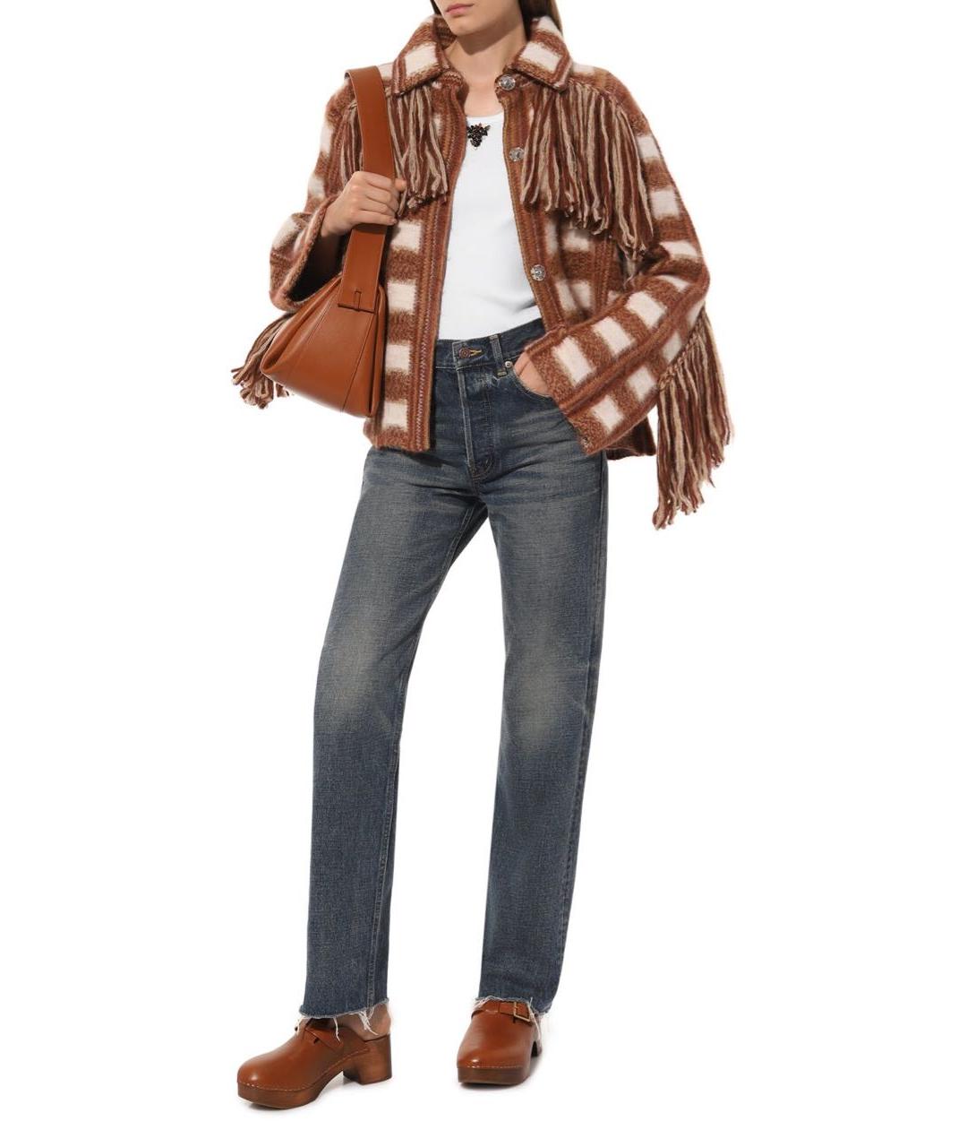 GOLDEN GOOSE DELUXE BRAND Коричневые сабо, фото 4