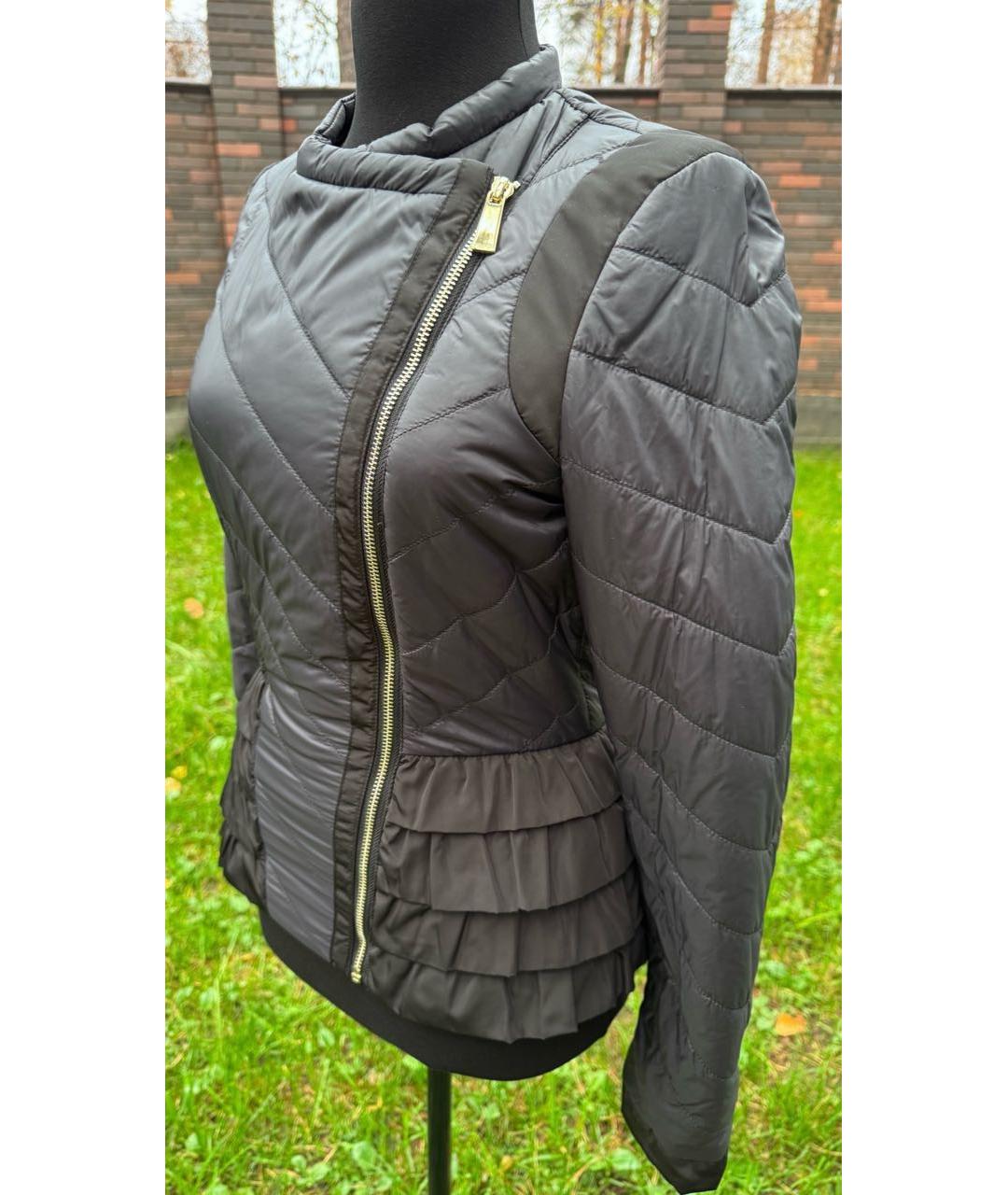 PINKO Черная полиамидовая куртка, фото 4