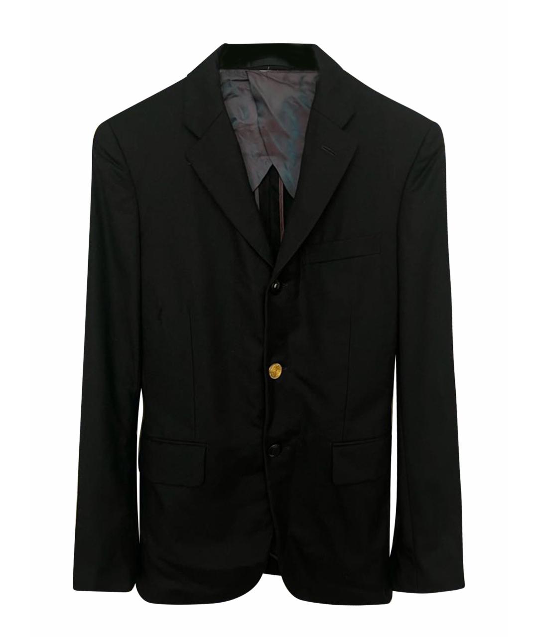 COMME DES GARÇONS Черный шерстяной жакет/пиджак, фото 1