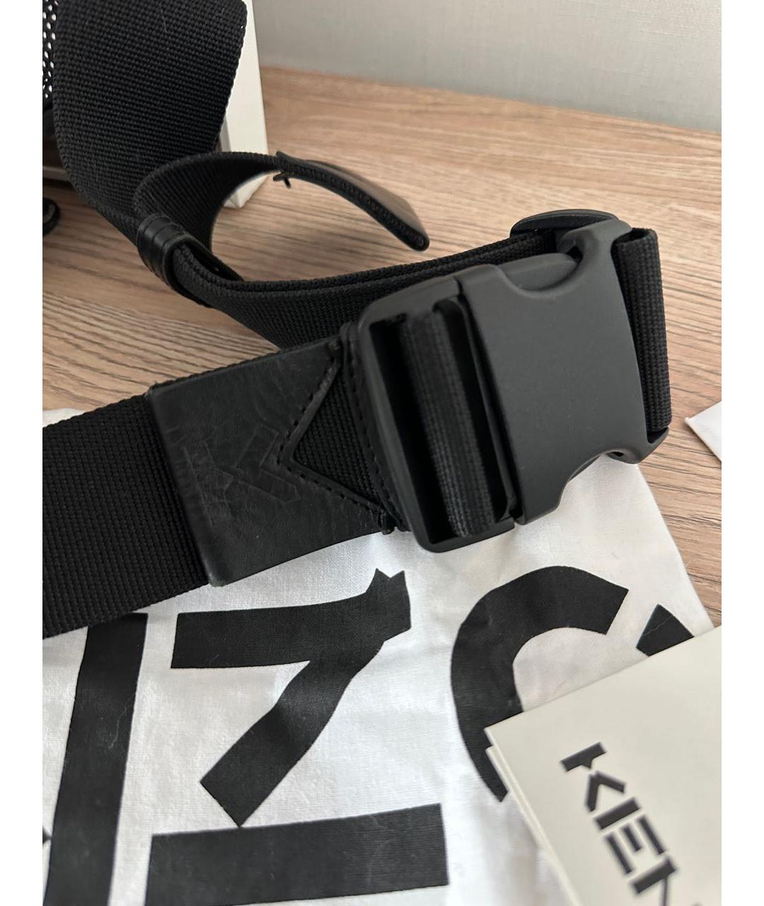 KENZO Черная поясная сумка, фото 4