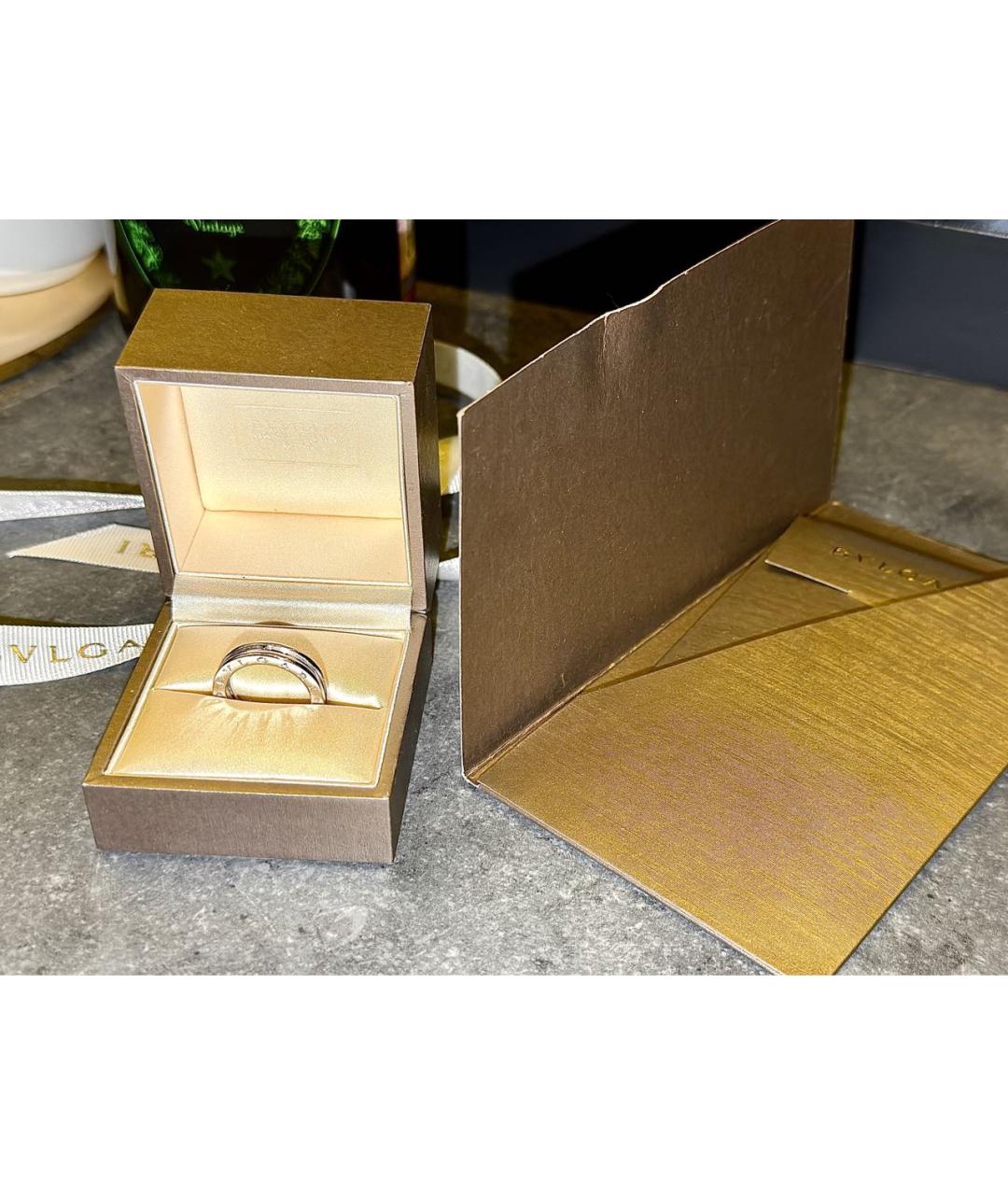 BVLGARI Белое кольцо из белого золота, фото 4