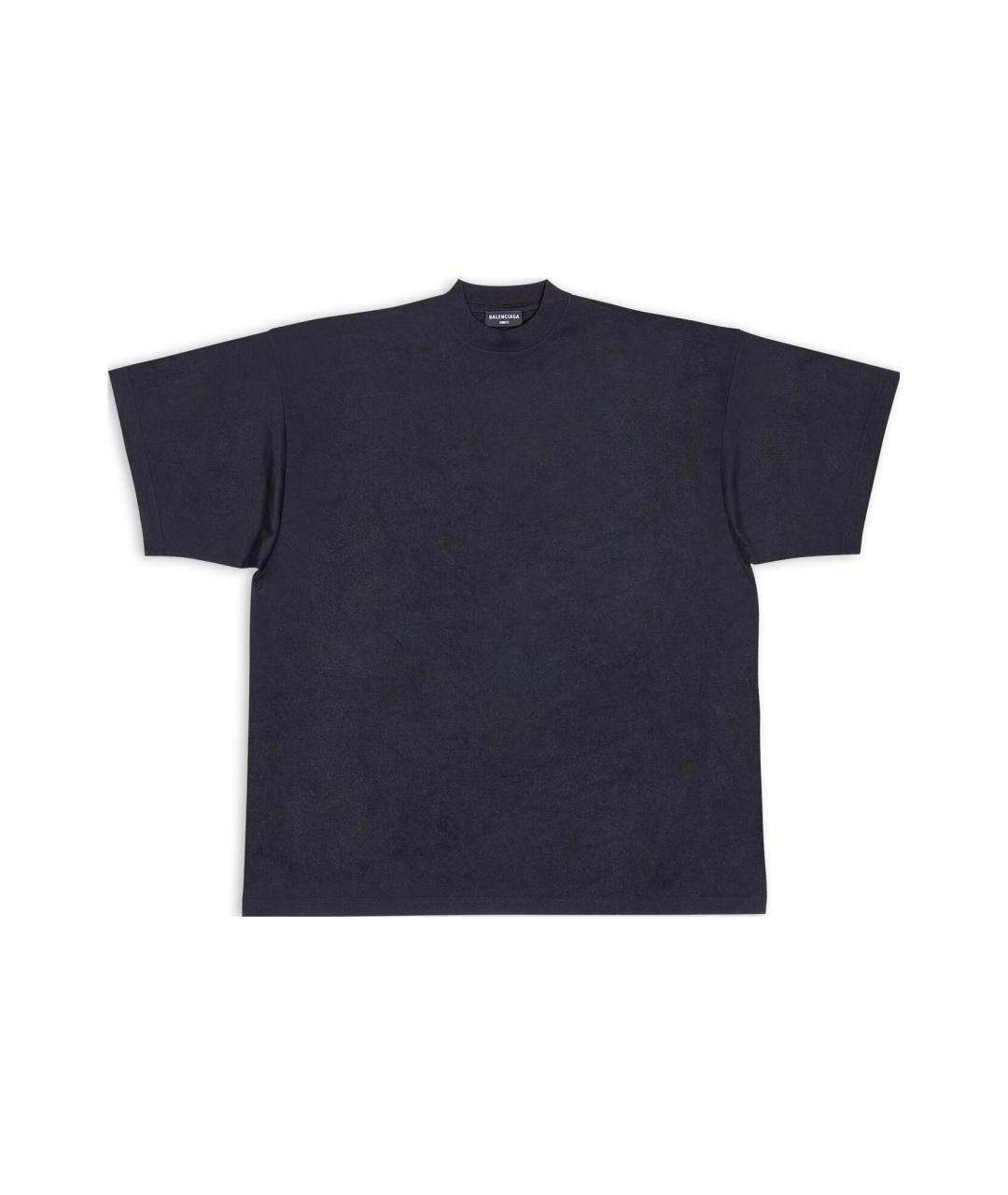 BALENCIAGA Черная футболка, фото 1