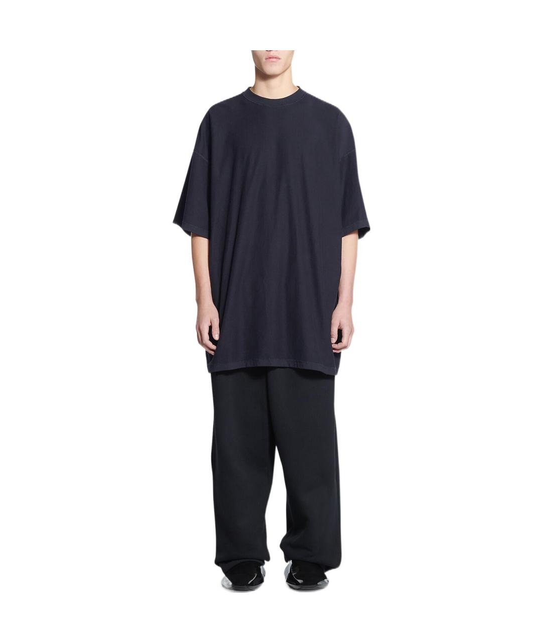 BALENCIAGA Черная футболка, фото 3