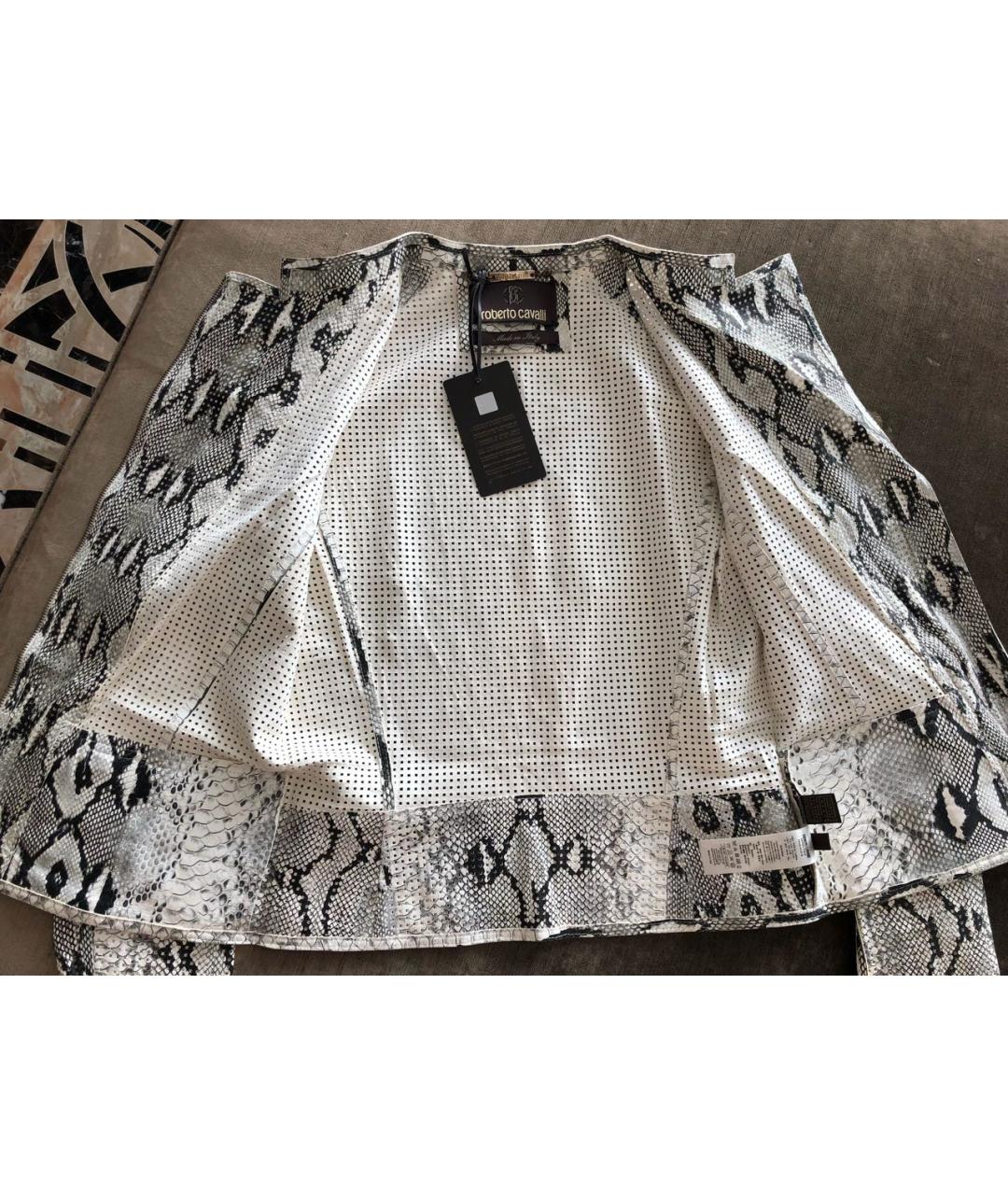 ROBERTO CAVALLI Кожаная куртка, фото 3