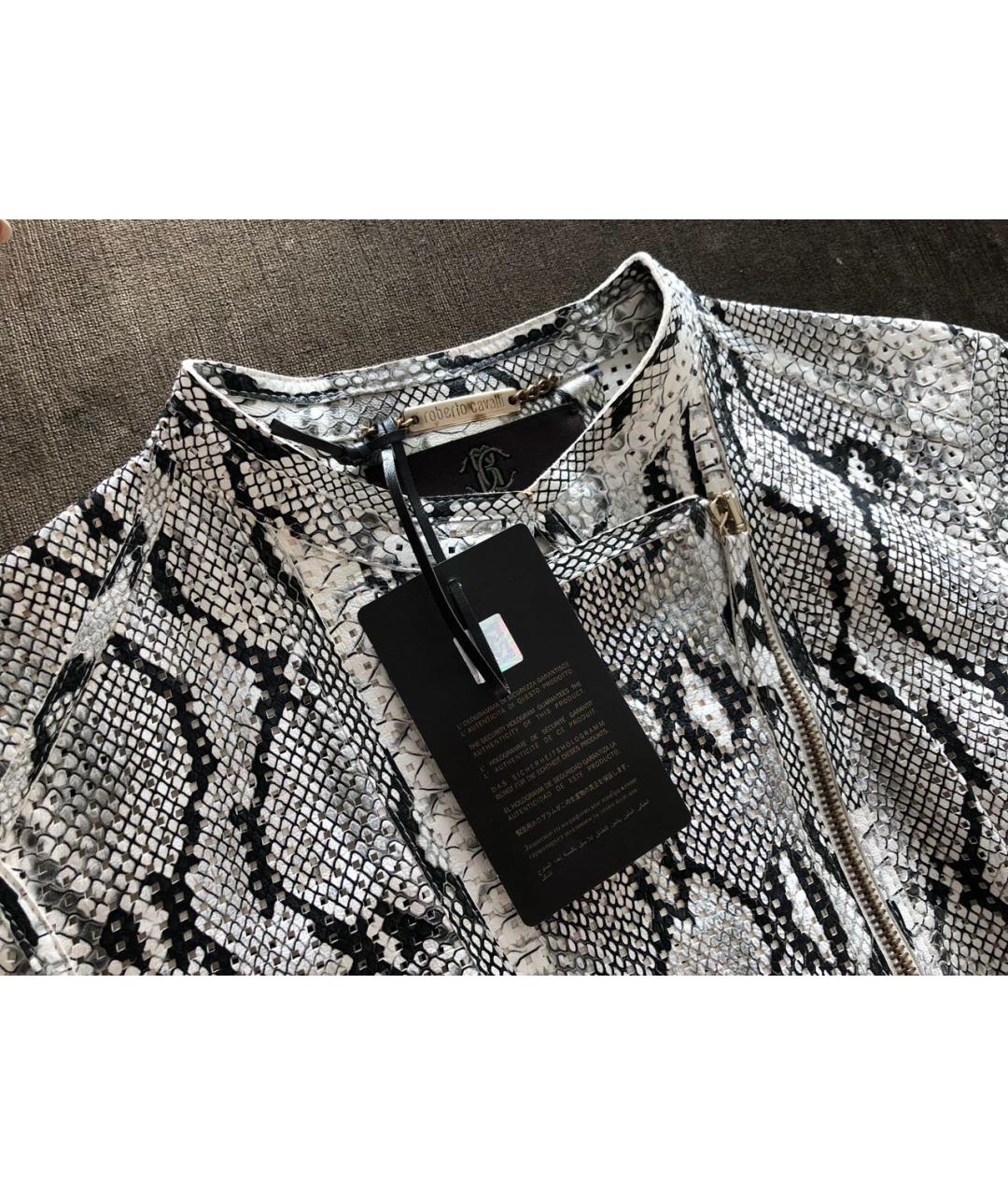 ROBERTO CAVALLI Кожаная куртка, фото 4