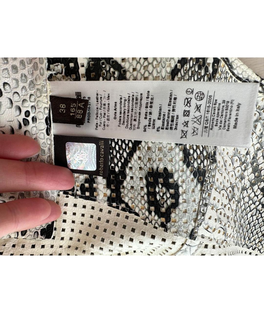 ROBERTO CAVALLI Кожаная куртка, фото 7