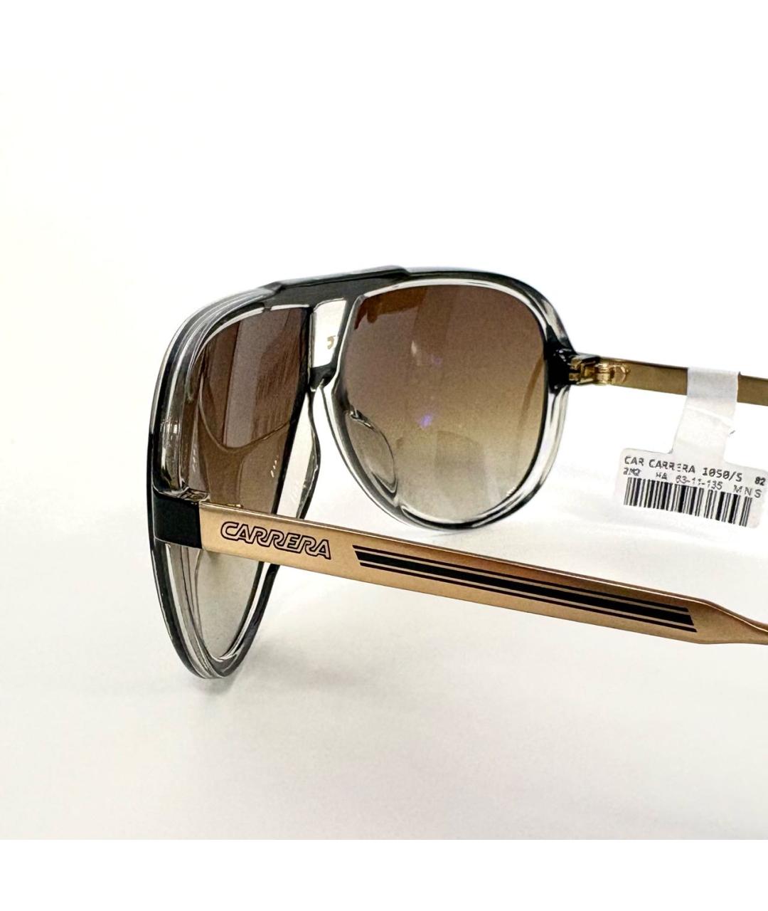 CARRERA Y CARRERA Коричневые пластиковые солнцезащитные очки, фото 4