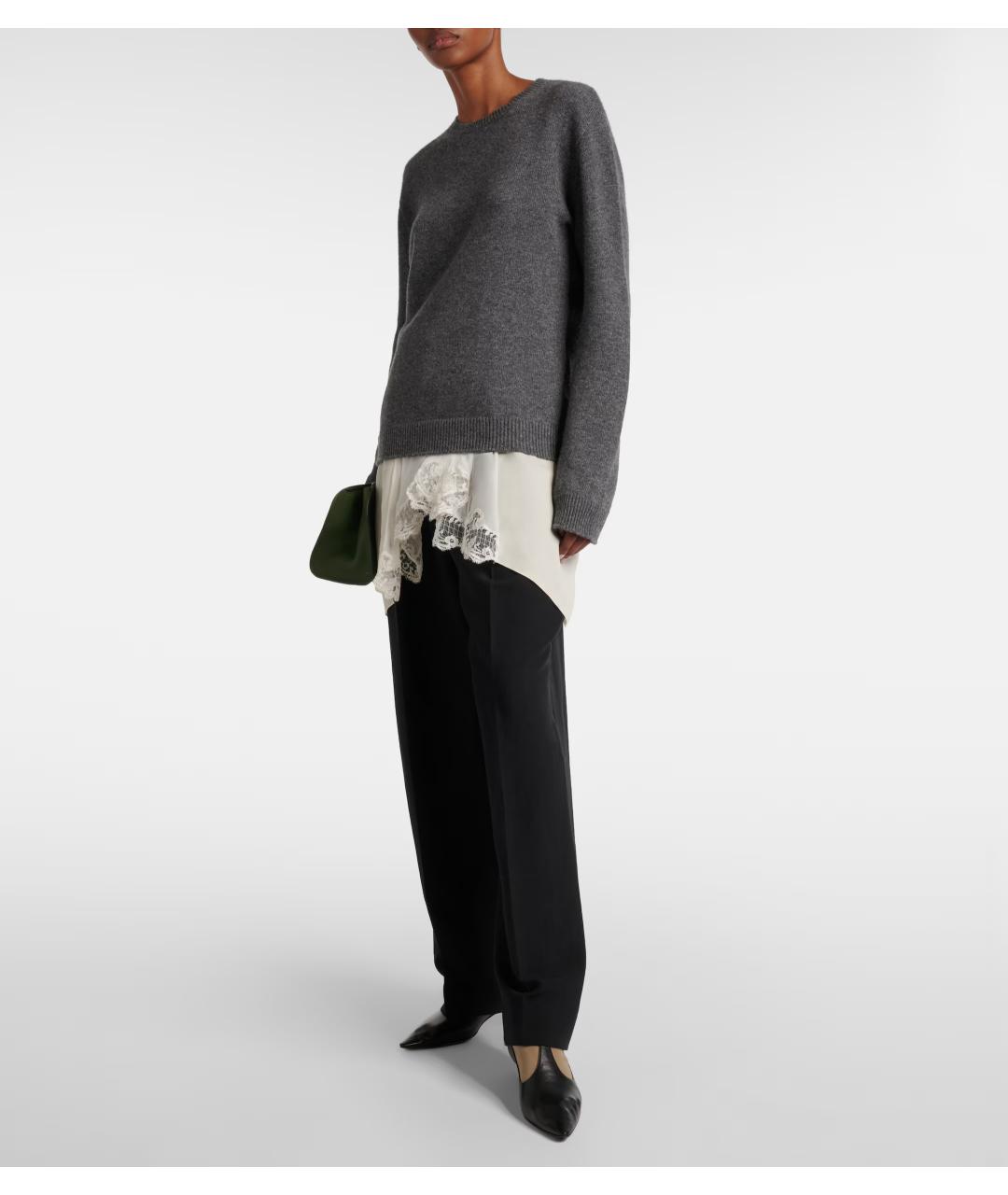 THE ROW Черные кожаные ботильоны, фото 5