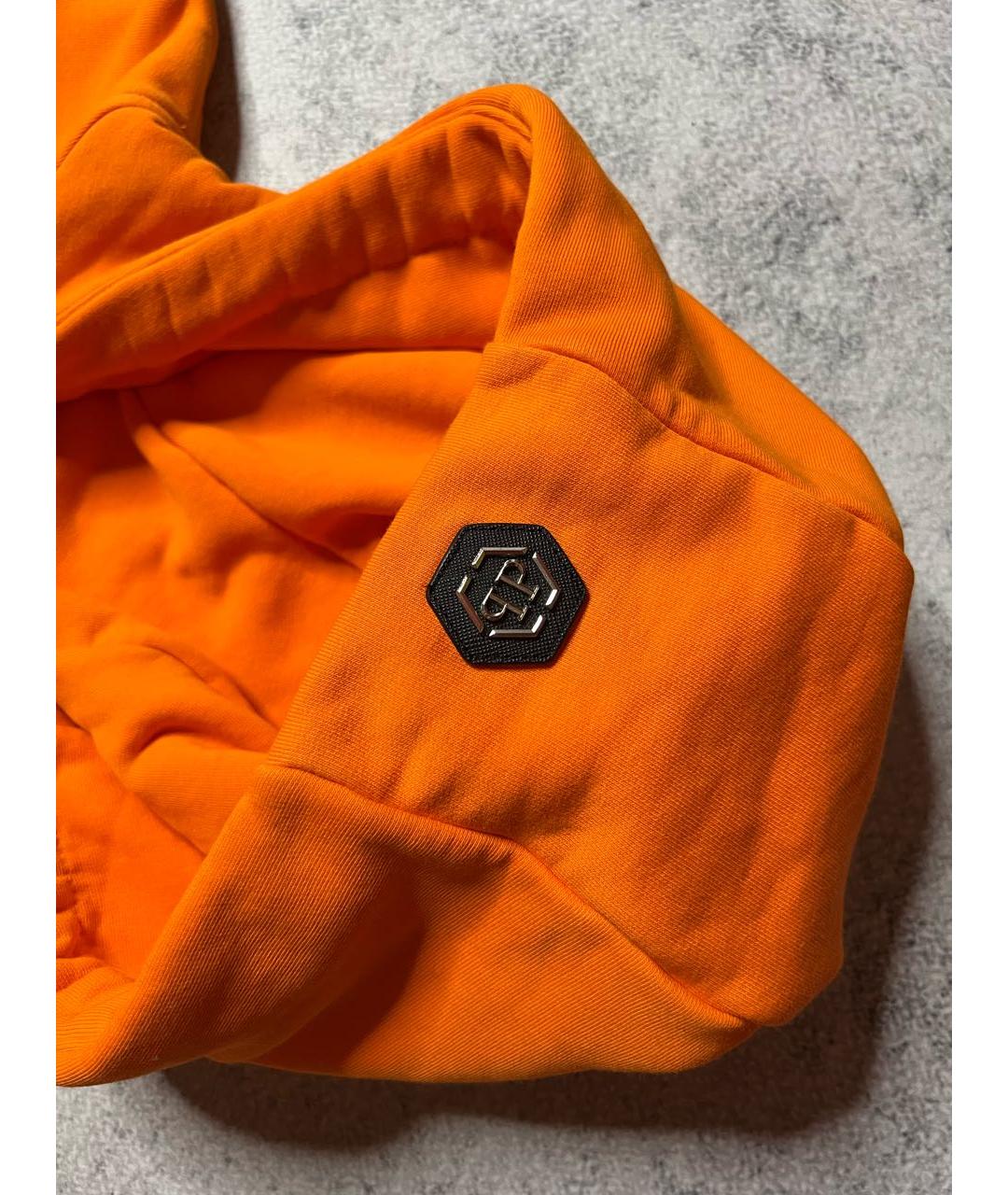 PHILIPP PLEIN Оранжевый хлопковый джемпер / свитер, фото 5