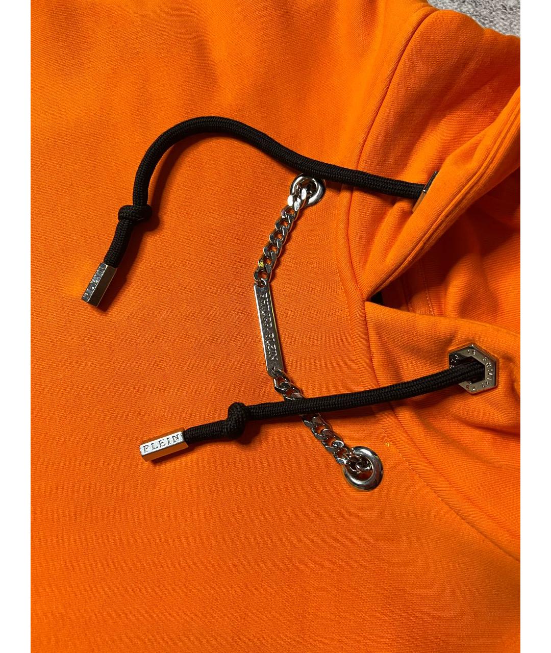 PHILIPP PLEIN Оранжевый хлопковый джемпер / свитер, фото 6