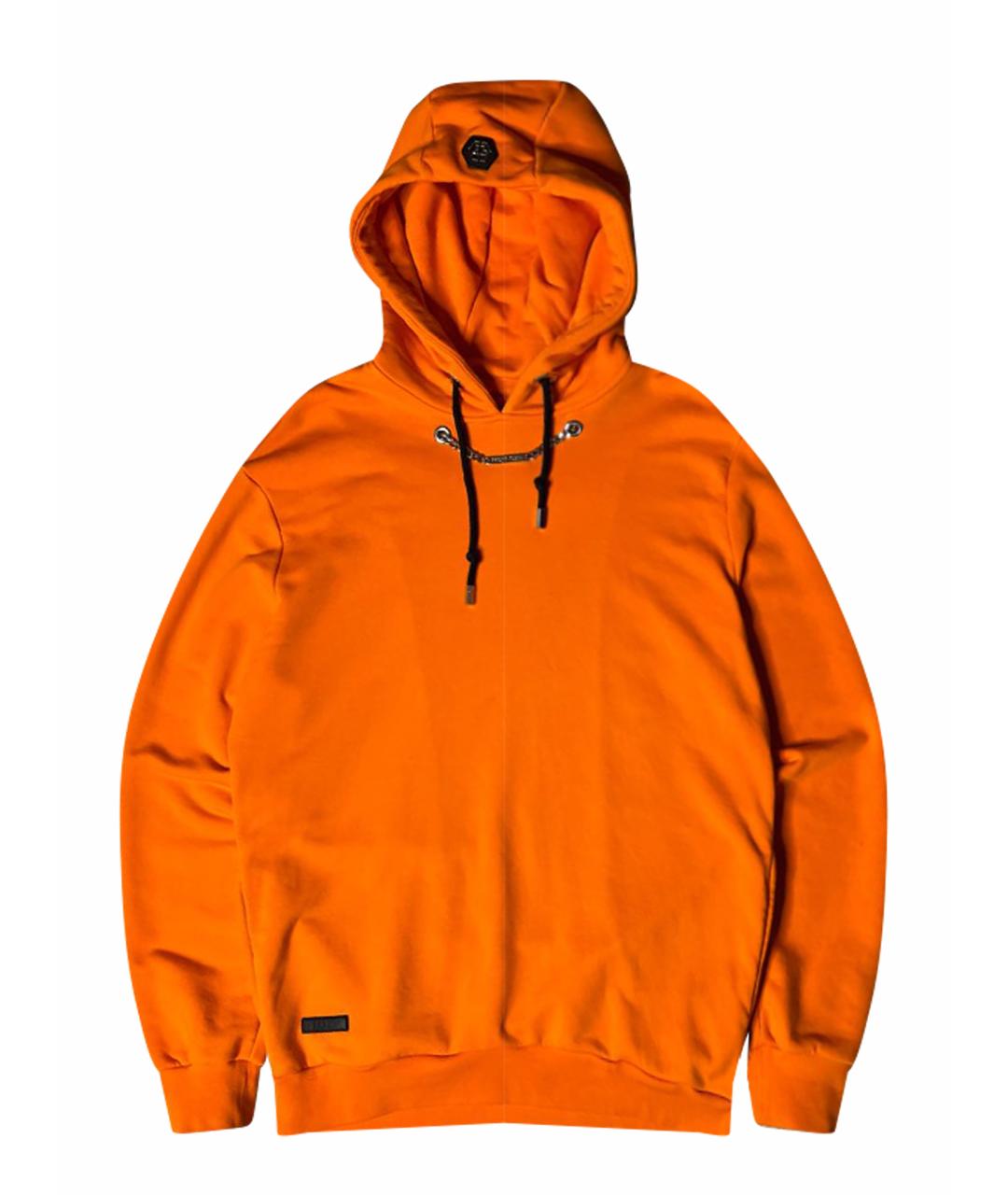 PHILIPP PLEIN Оранжевый хлопковый джемпер / свитер, фото 1