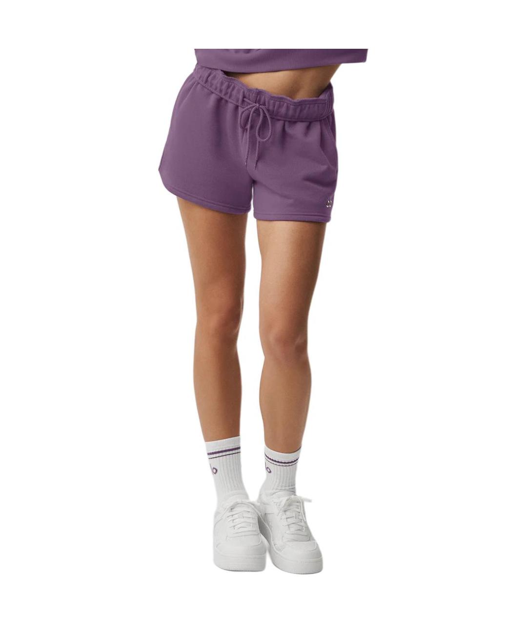ALO YOGA Фиолетовые спортивные брюки и шорты, фото 3