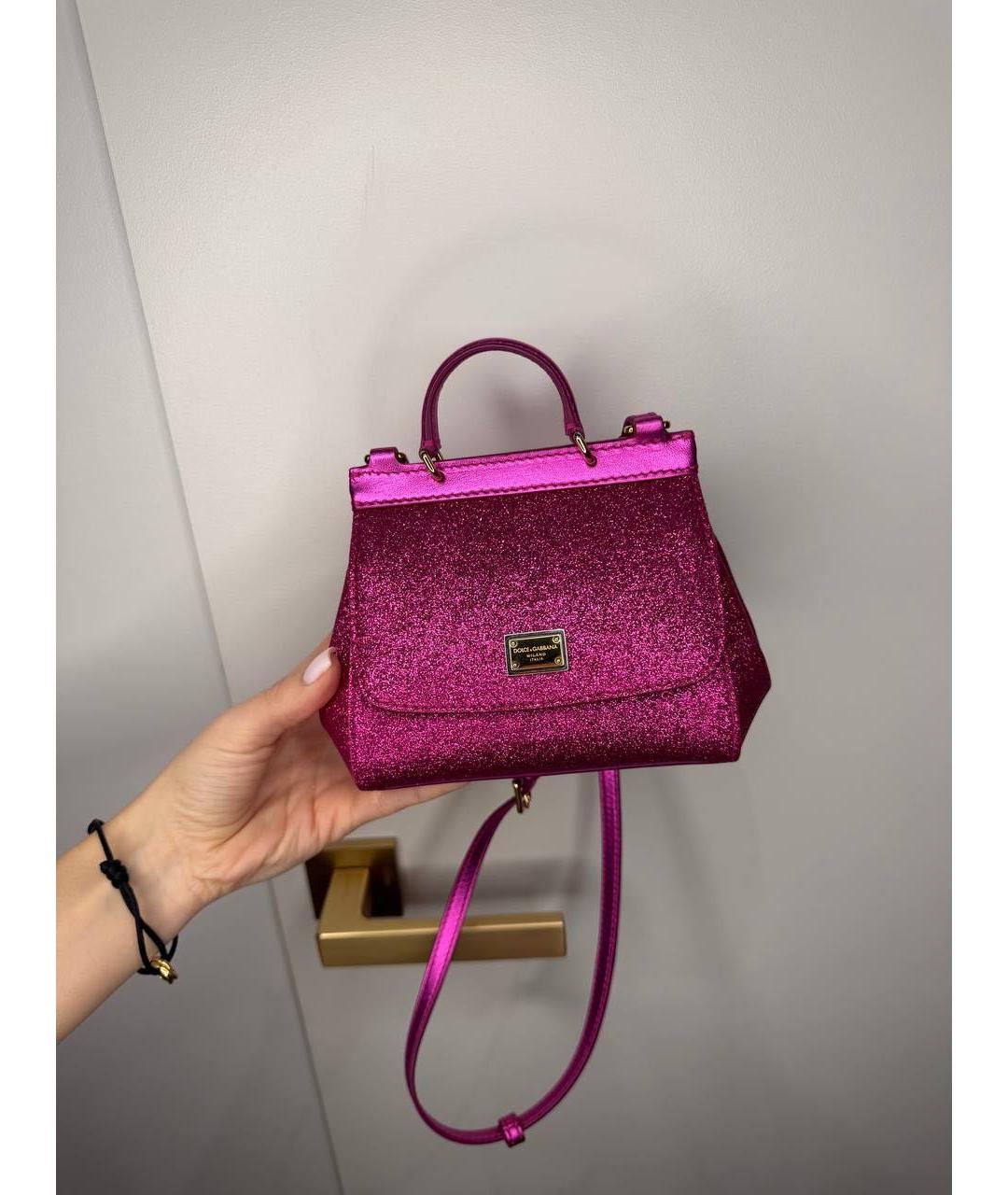 DOLCE&GABBANA Фуксия сумка через плечо, фото 5