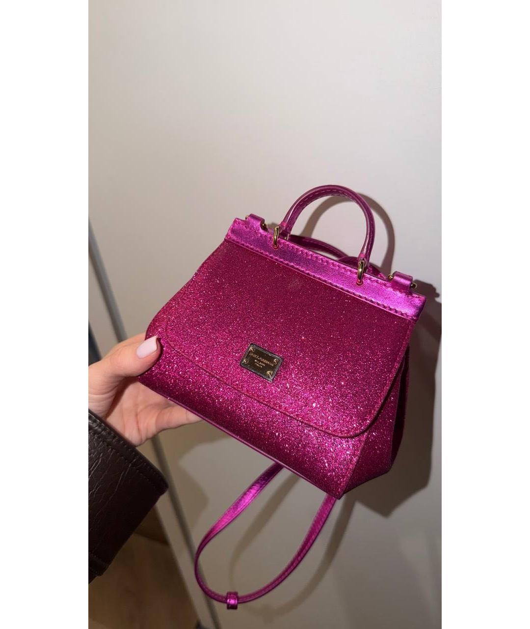 DOLCE&GABBANA Фуксия сумка через плечо, фото 4