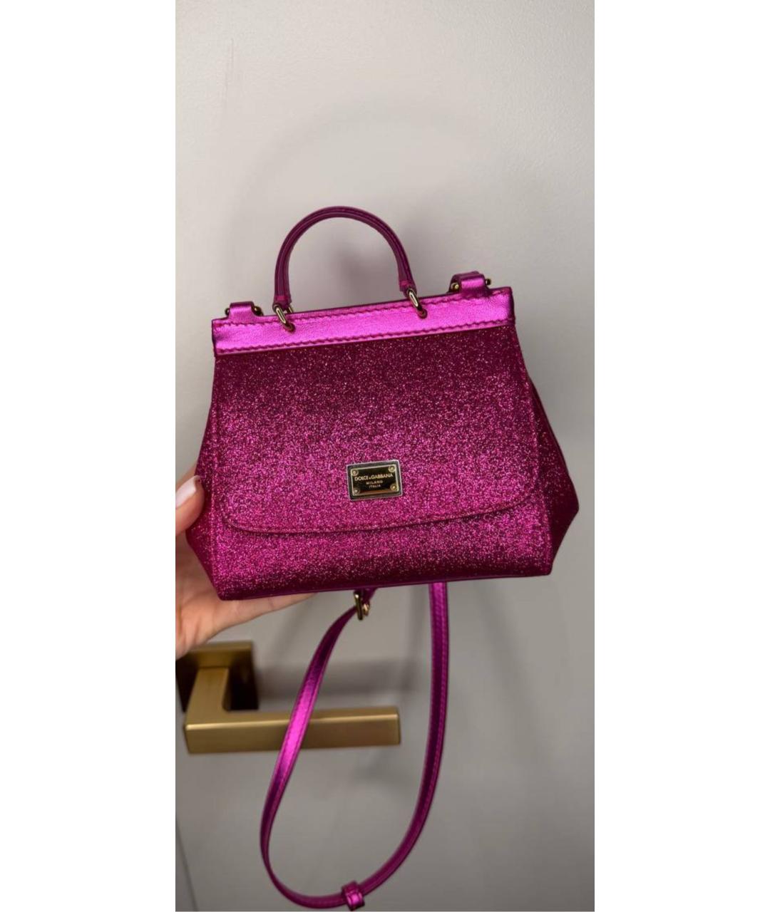 DOLCE&GABBANA Фуксия сумка через плечо, фото 2