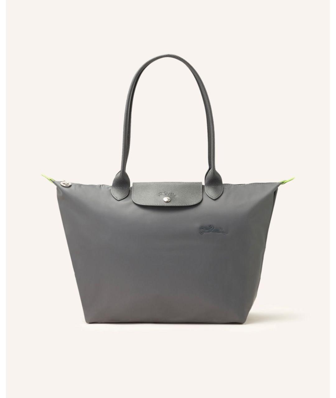 LONGCHAMP Серая хлопковая дорожная/спортивная сумка, фото 9