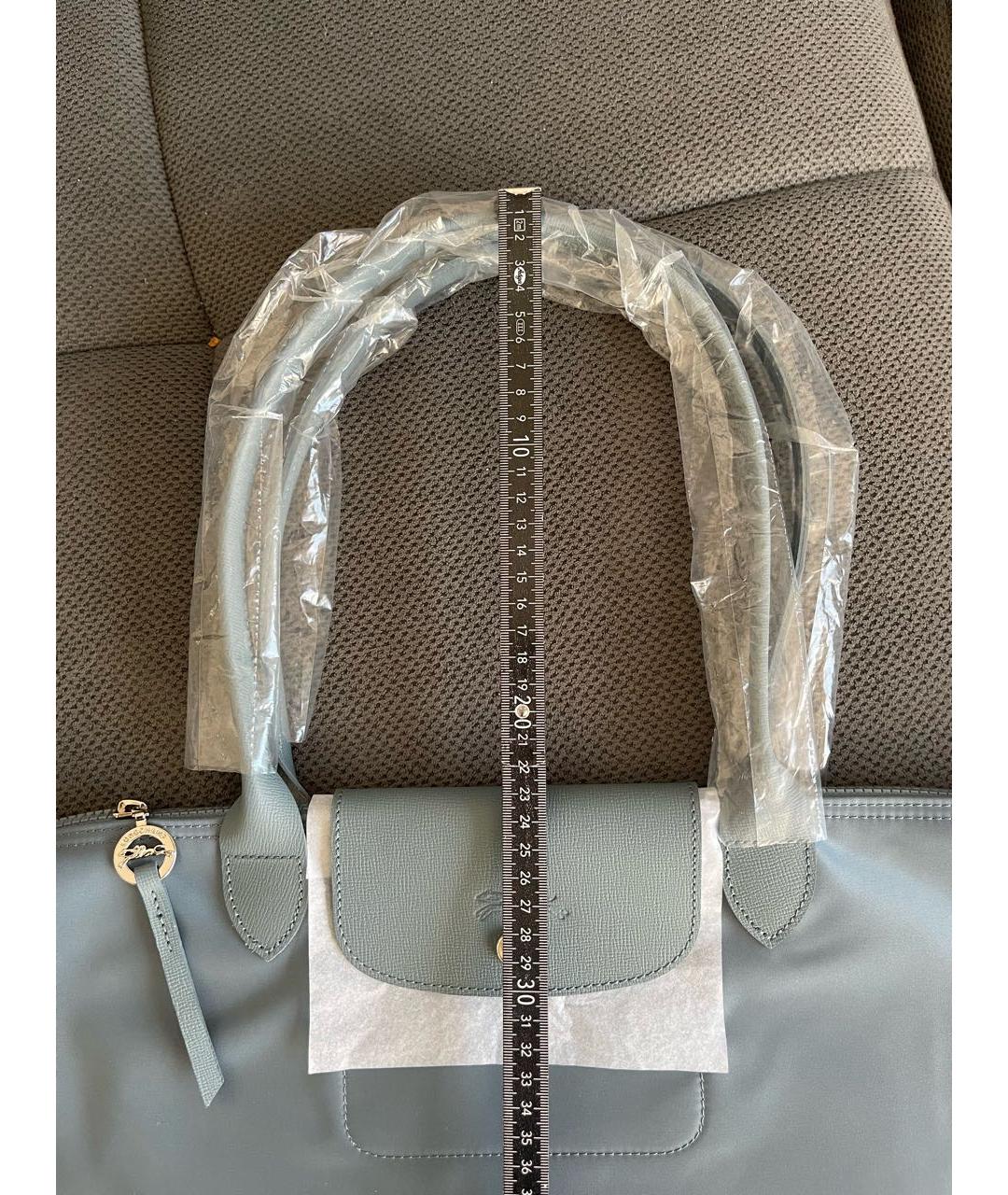 LONGCHAMP Серая хлопковая дорожная/спортивная сумка, фото 8