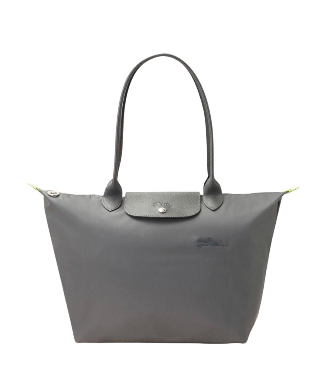 LONGCHAMP Серая хлопковая дорожная/спортивная сумка, фото 1