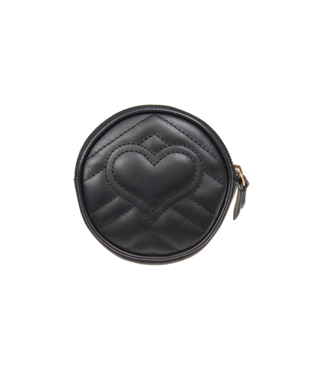 GUCCI Черный кожаный кошелек, фото 4