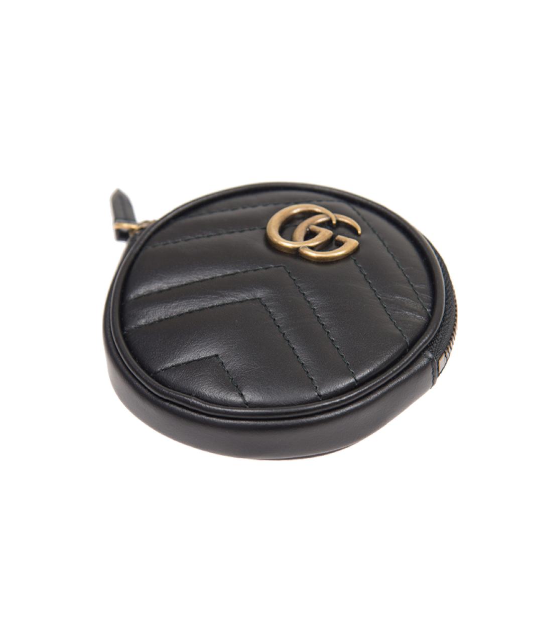 GUCCI Черный кожаный кошелек, фото 3