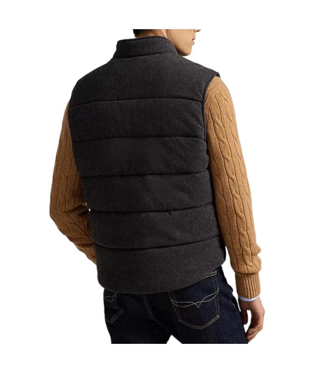 POLO RALPH LAUREN Антрацитовый жилет, фото 3