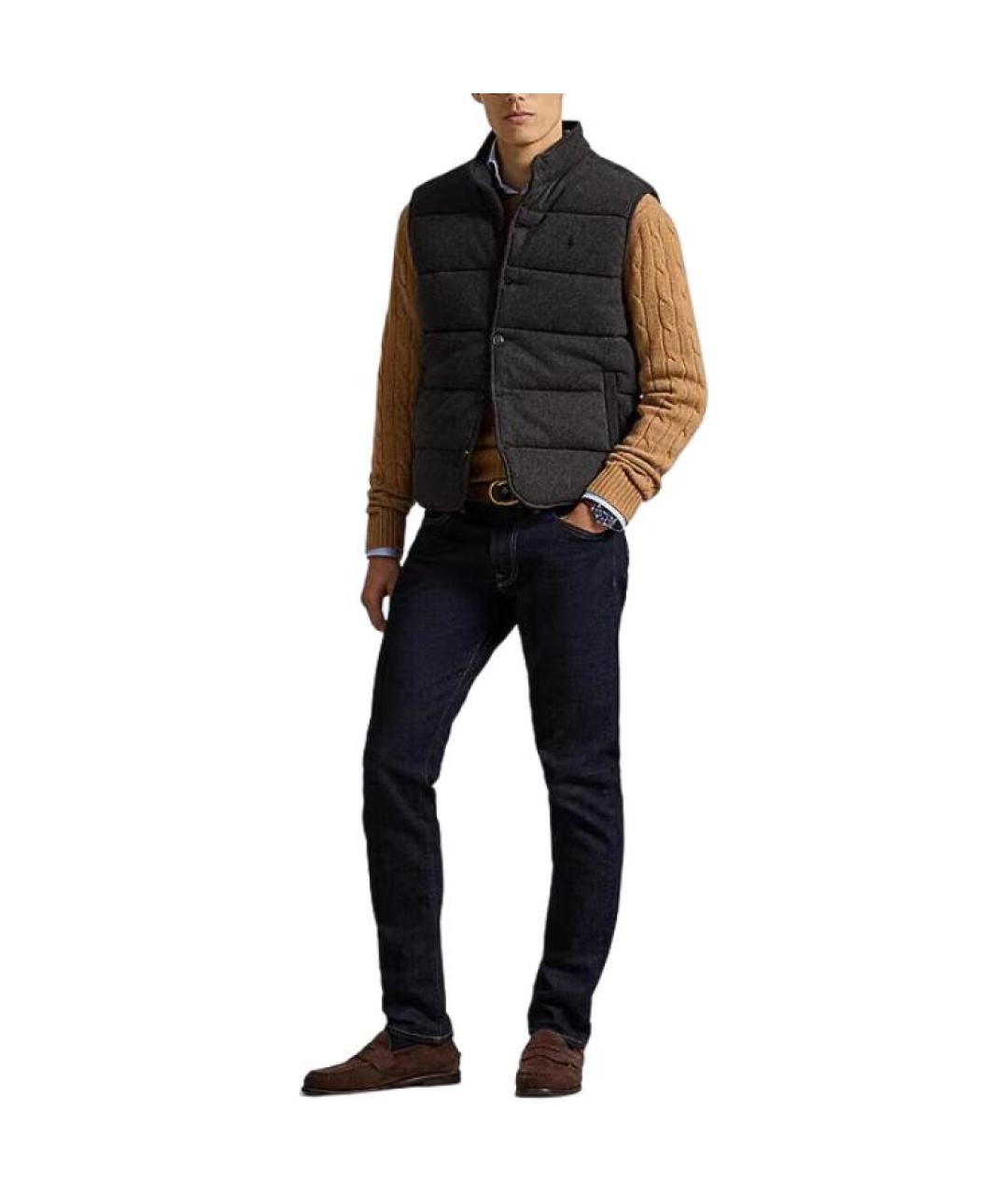 POLO RALPH LAUREN Антрацитовый жилет, фото 2