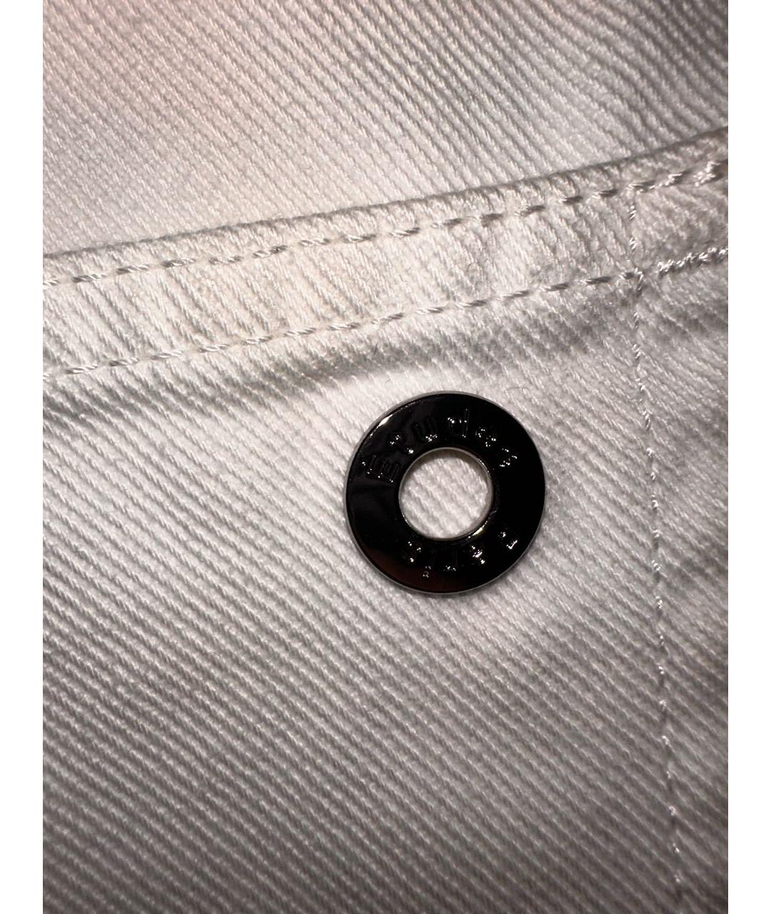 ETUDES Белые деним шорты, фото 4