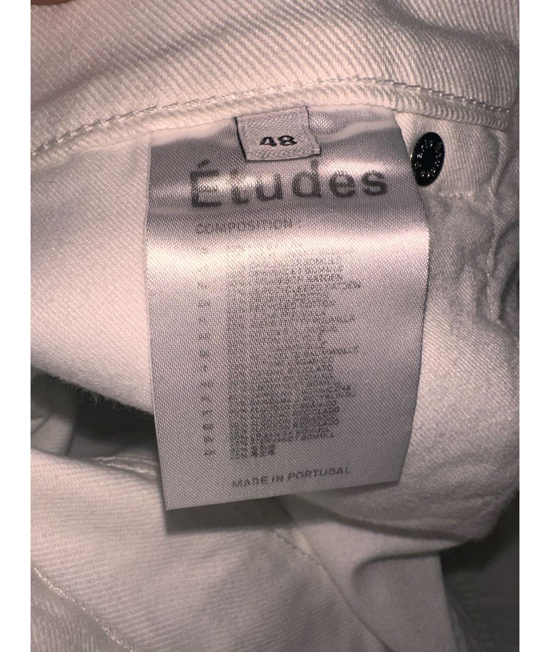 ETUDES Белые деним шорты, фото 5