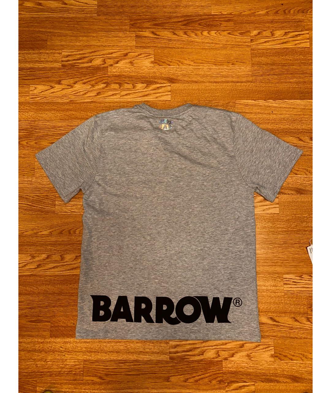 BARROW Серая хлопковая футболка, фото 2