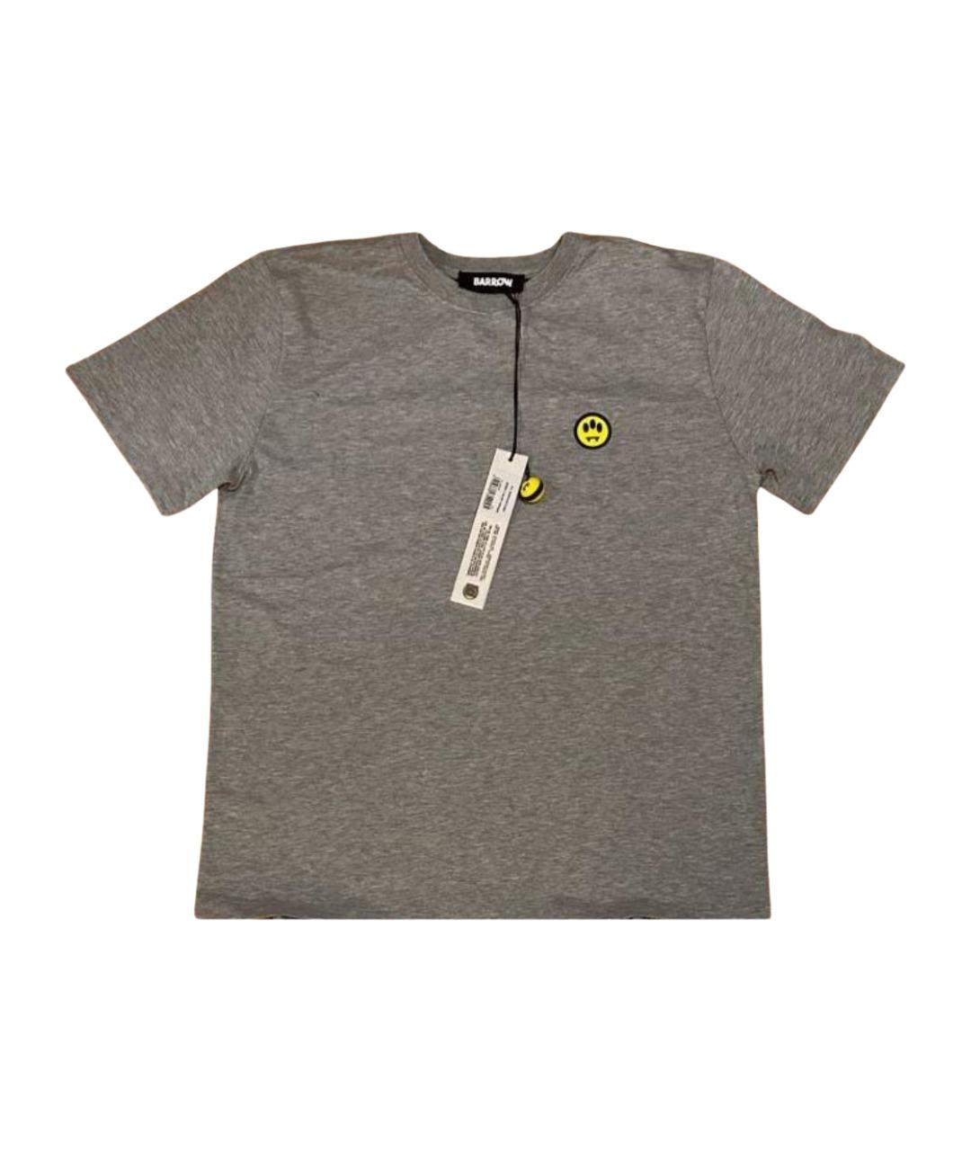 BARROW Серая хлопковая футболка, фото 1