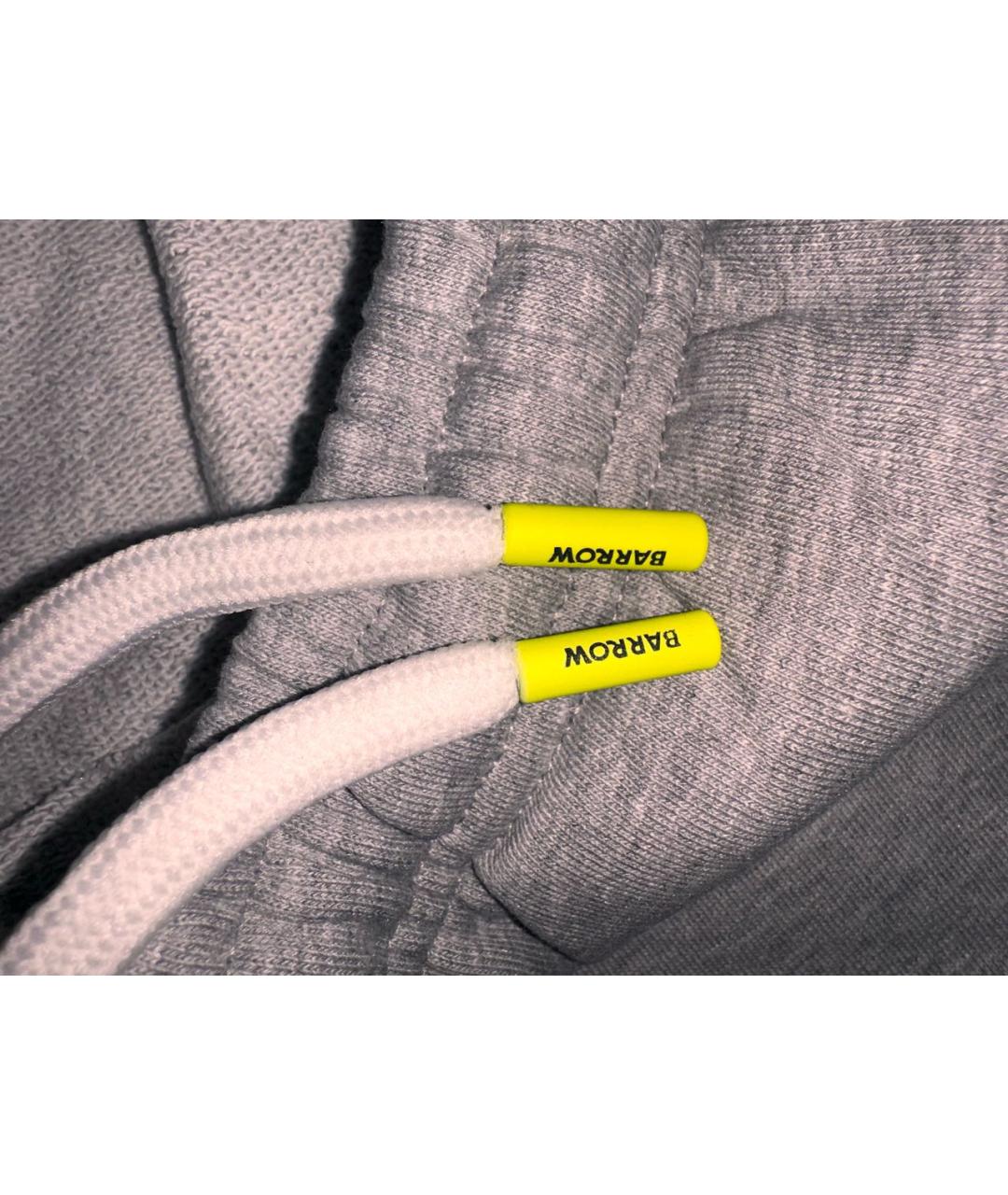 BARROW Серые хлопковые шорты, фото 4