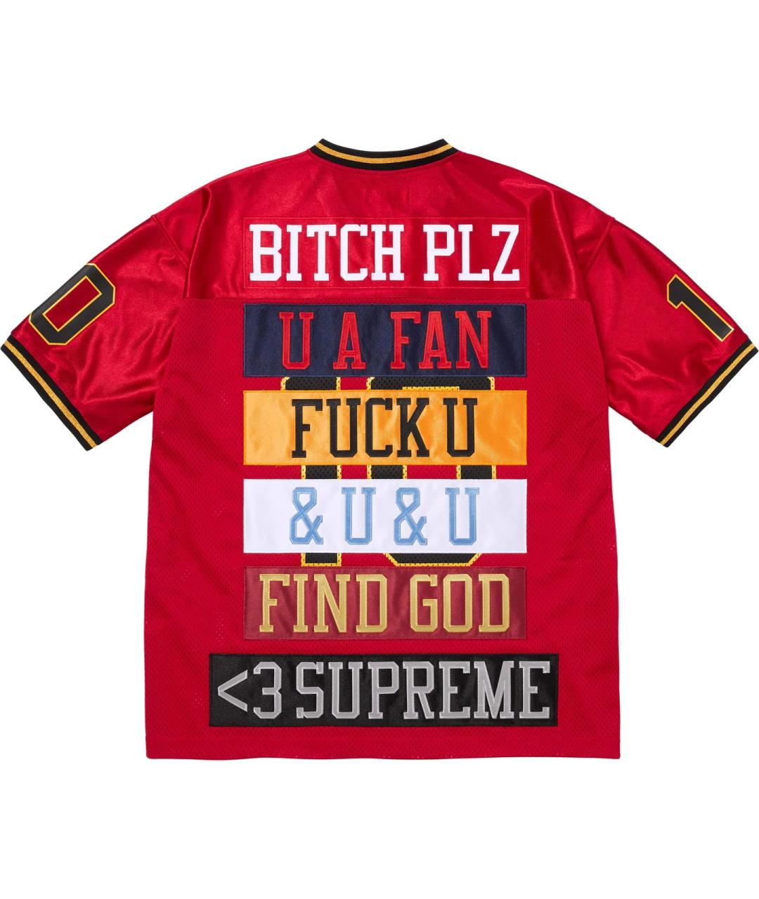 SUPREME Красная футболка, фото 2