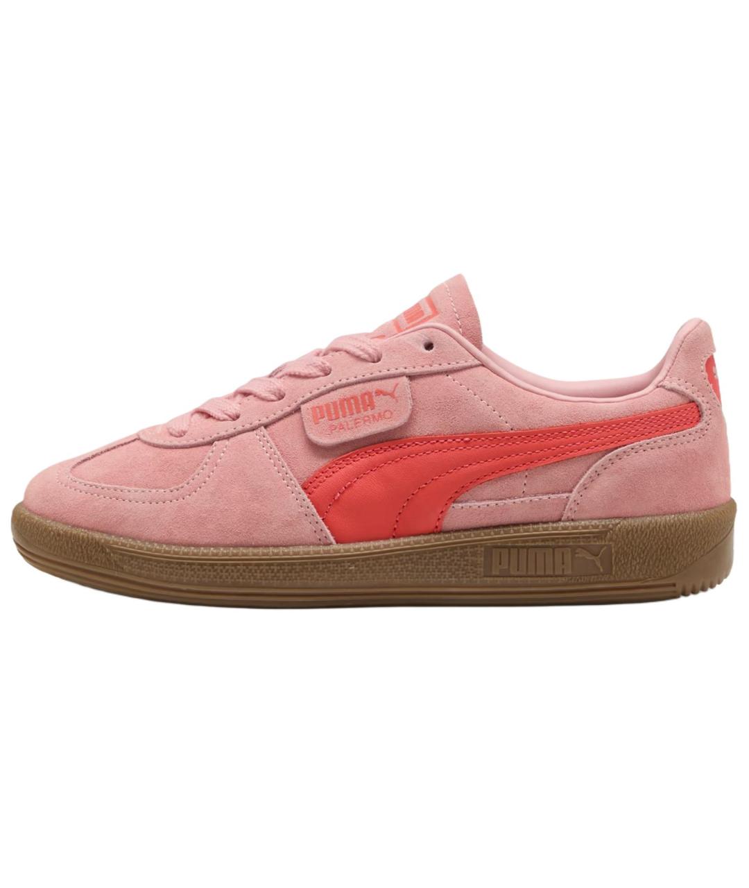 PUMA Розовые нубуковые кеды, фото 2