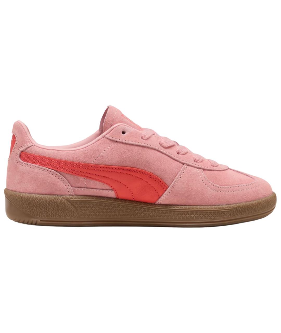 PUMA Розовые нубуковые кеды, фото 1